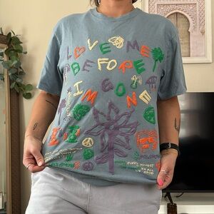Pacsun puffy paint graphic tee